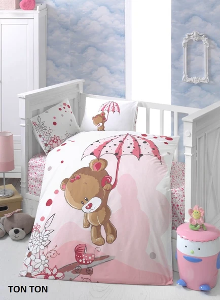 Komfort Home Bebek Uyku Seti %100 Pamuk (Yorgan ve +2 Yastıklı) ürün görseli 1