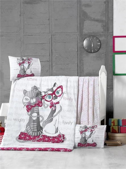 Komfort Home Bebek Uyku Seti %100 Pamuk (Yorgan ve +2 Yastıklı) ürün görseli 1