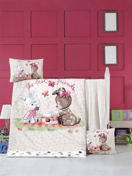 Komfort Home Bebek Uyku Seti %100 Pamuk / Cookie Time ürün görseli 1