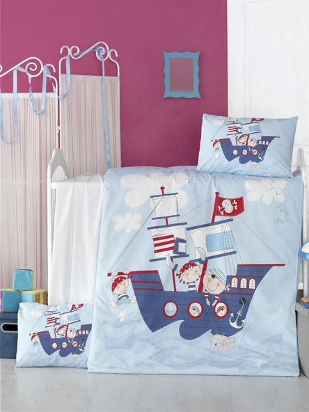 Komfort Home Bebek Uyku Seti %100 Pamuk (Yorgan ve +2 Yastıklı) ürün görseli 1