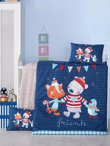 Komfort Home Bebek Nevresim Takımı %100 Pamuk (Victoria) ürün görseli 1