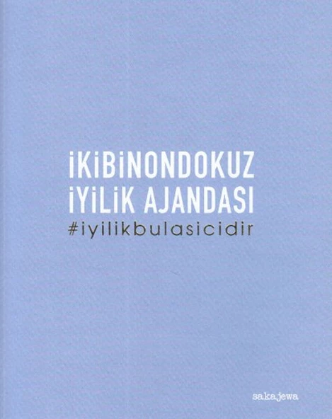2019 İyilik Ajandası İyilik Bulaşıcıdır Orta Boy Beyaz ürün görseli 1