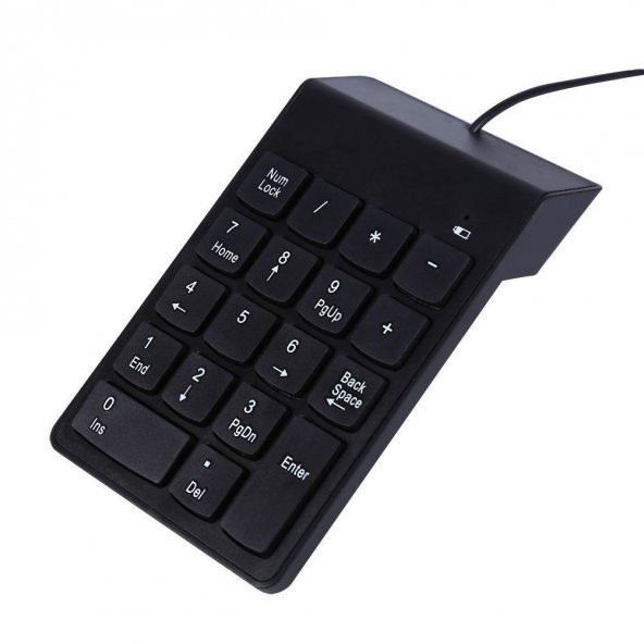 PrimeX PX-1864 Usb 2.0 Siyah Numerik Klavye Keypad Kablolu ürün görseli 1