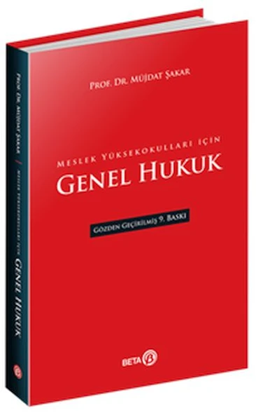 Meslek Yüksekokulları İçin Genel Hukuk ürün görseli 1