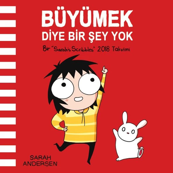 Büyümek Diye Bir Şey Yok: Sarah's Scribbles 2018 Duvar Takvimi ürün görseli 1