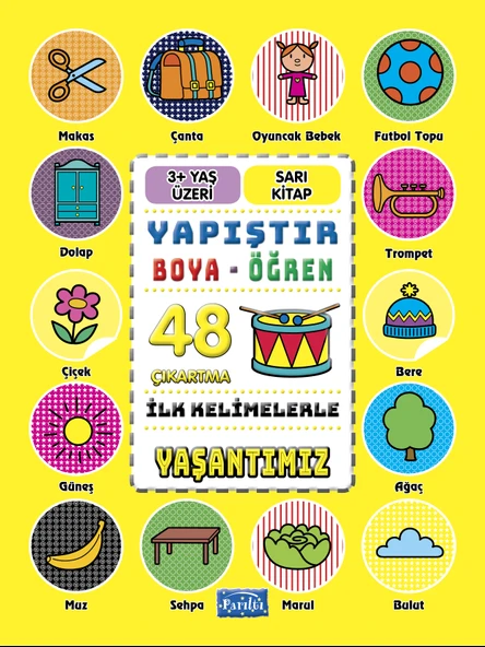 İlk Kelimelerle Yaşantımız - Yapıştır-Boya-Öğren ürün görseli 1