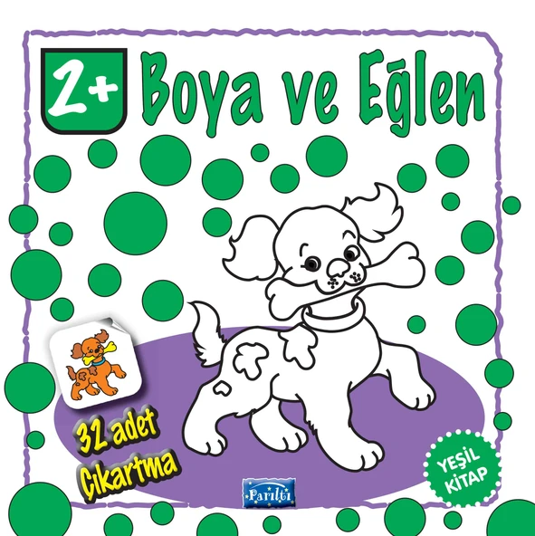 Boya ve Eğlen Yeşil Kitap ürün görseli 1