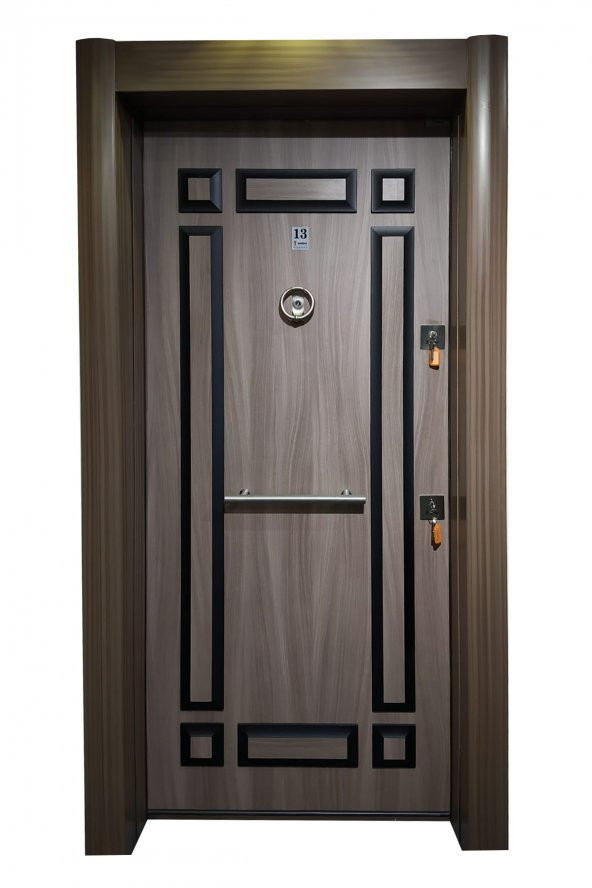 Tezwood 2467 Çelik Villa Kapısı,Lüks Çelik Kapı,Sağlam ve Dayanıklı ürün görseli 1