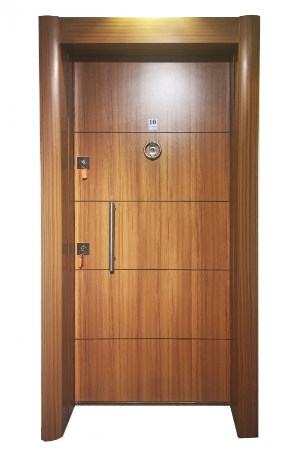 Tezwood Ahşap Kapı Sanayi 2660 Tırnaklı Model,Daire Kapısı,Güvenli ve Sağlam ürün görseli 1