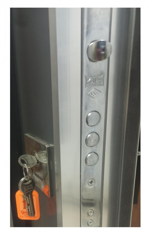 Tezwood 0142 Bas Açlı Çelik Kapı,Bina Giriş Kapısı,Lüks Kapı - Resim 2