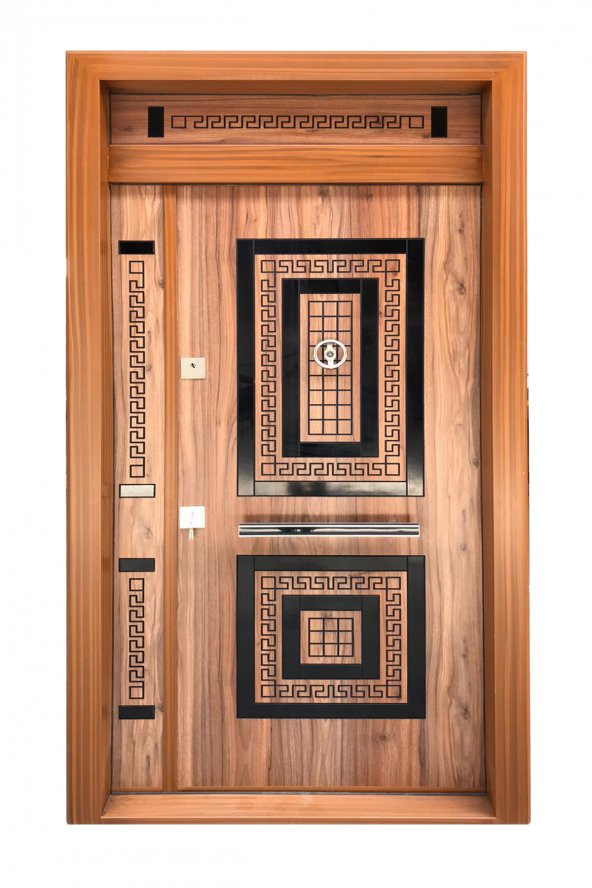 Tezwood 0168 Dış Mekan Çelik Kapı,Villa Kapısı,Apartman Kapısı Sağ Açılım ürün görseli 1
