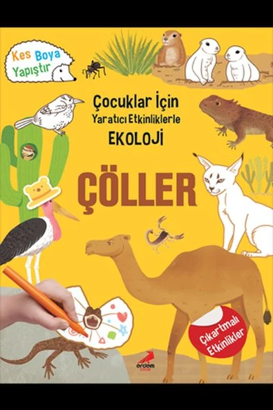 Çöller - Çocuklar İçin Yaratıcı Etkinliklerle Ekoloji - Kes-Boya-Yapıştır ürün görseli 1