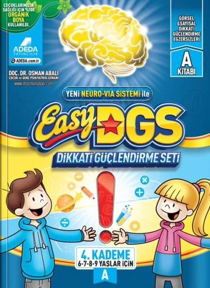 EASY Dikkati Güçlendirme Seti 6-9 yaş A Kitapçığı ürün görseli 1