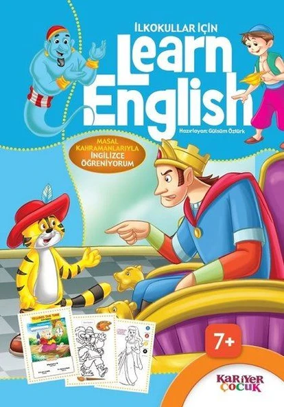 İlkokullar İçin Learn English - Mavi ürün görseli 1