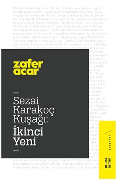 Sezai Karakoç Kuşağı - İkinci Yeni ürün görseli 1