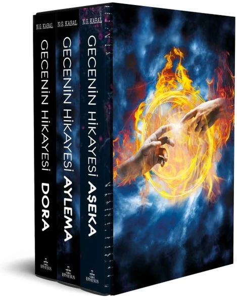Gecenin Hikayesi - Aylema-Aşeka-Dora 3 Kitap Özel Kutulu Set - Ciltsiz ürün görseli 1