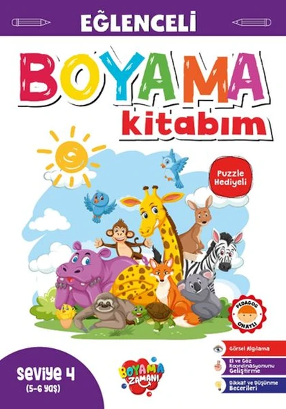 Eğlenceli Boyama – Seviye 4 (5-6 Yaş) ürün görseli 1