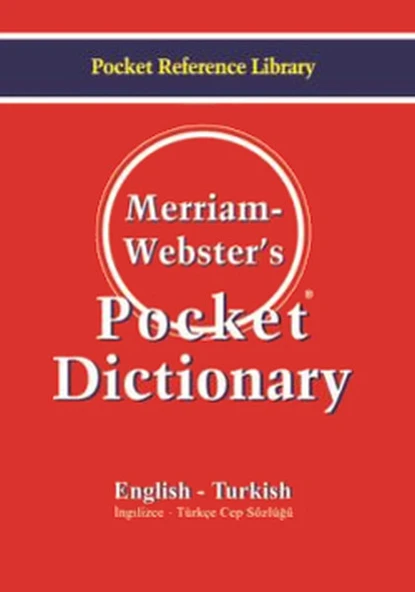 Merriam Webster's Pocket Dictionary  English - Turkish İngilizce-Türkçe Cep Sözlüğü ürün görseli 1