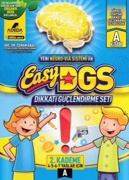 EASY Dikkati Güçlendirme Seti 4-7 yaş A Kitapçığı ürün görseli 1