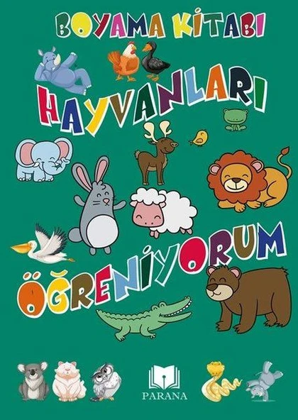 Hayvanları Öğreniyorum - Boyama Kitabı ürün görseli 1
