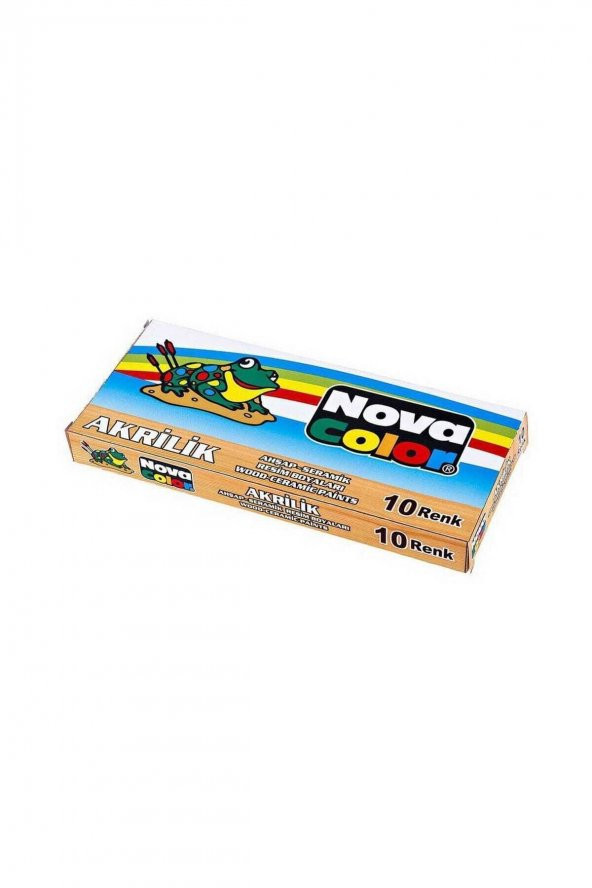 Akrilik Boya 10 Renk Tüp ürün görseli 1