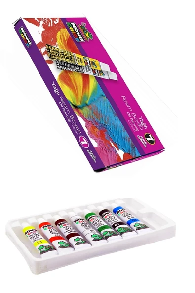 Yağlı Boya 7 Renk Tüp 1 Adet Nova Color Yağlı Boya 7ml Tüp ürün görseli 1