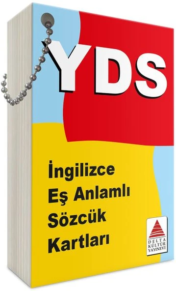 Delta Kültür İngilizce Eşanlamlı Sözcük Kartları ürün görseli 1
