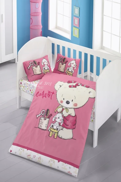 Komfort Home Bebek Nevresim Takımı %100 Pamuk (Victoria) ürün görseli 1