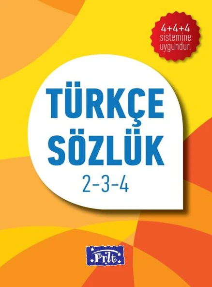 İlköğretim Türkçe Sözlük Karton Kapak 2-3-4 ürün görseli 1
