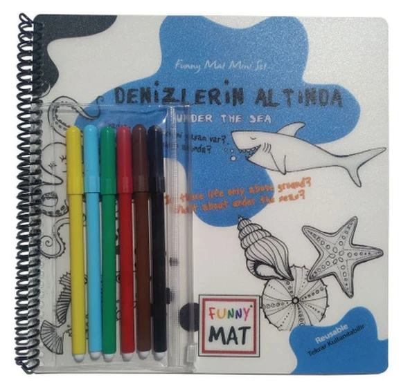 Denizlerin Altında - Funny Mat - Mini Set (Aktivite Seti) ürün görseli 1