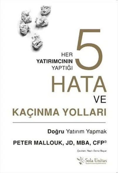Her Yatırımcının Yaptığı Beş Hata ve Kaçınma Yolları ürün görseli 1