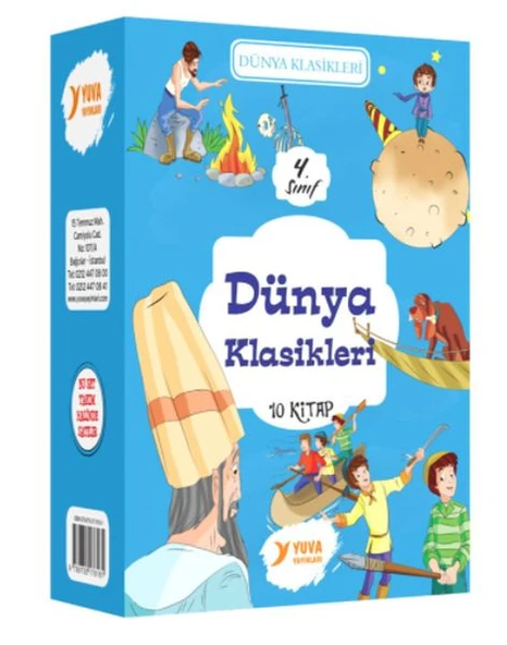 4. Sınıf Dünya Klasikleri Serisi (10 Kitaplık Set) ürün görseli 1