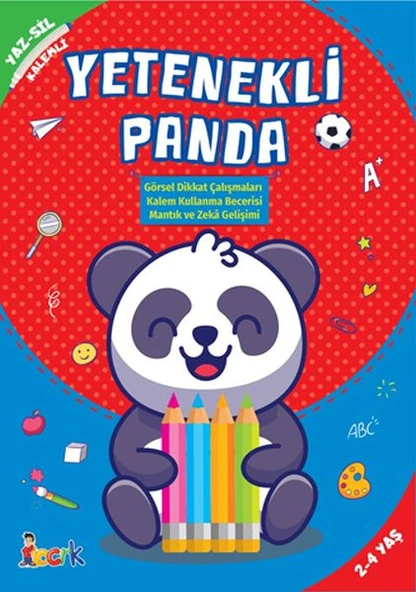 Yetenekli Panda - Yaz-Sil-Kalemli ürün görseli 1
