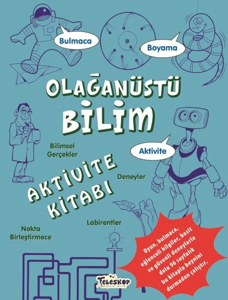 Olağanüstü Bilim Aktivite Kitabı ürün görseli 1