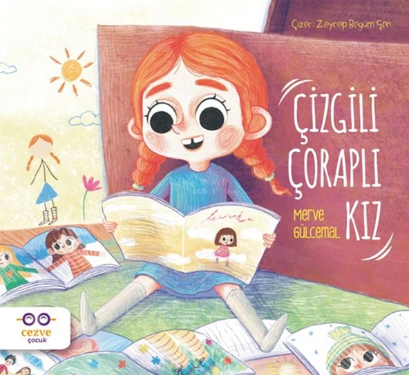 Çizgili Çoraplı Kız ürün görseli 1