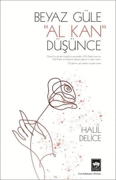 Beyaz Güle Al Kan Düşünce ürün görseli 1
