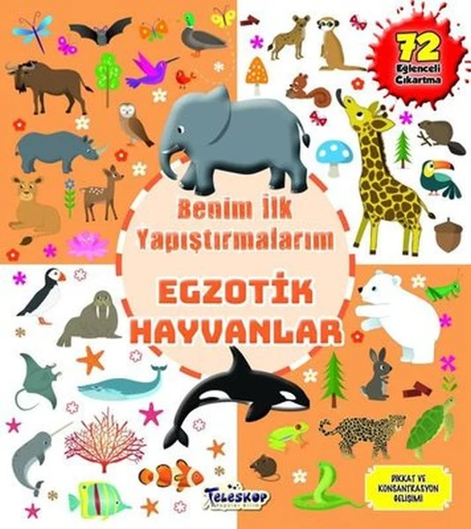 Egzotik Hayvanlar - Benim İlk Yapıştırmalarım ürün görseli 1