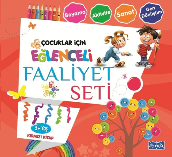 Eğlenceli Faaliyet Seti - Kırmızı Kitap - 5+ Yaş ürün görseli 1