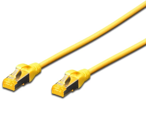 Digitus Zırhlı Patch Kablo Cat6A Sarı (0,25m) ürün görseli 1