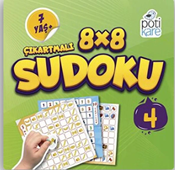 8X8 Çıkartmalı Sudoku 7+ (4) ürün görseli 1