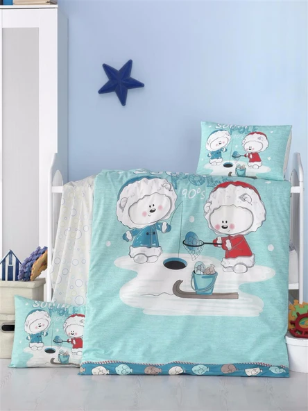 Komfort Home Bebek Uyku Seti %100 Pamuk (Yorgan ve +2 Yastıklı) ürün görseli 1