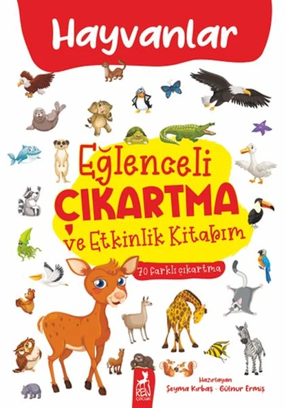 Eğlenceli Çıkartma ve Etkinlik Kitabım - Hayvanlar ürün görseli 1