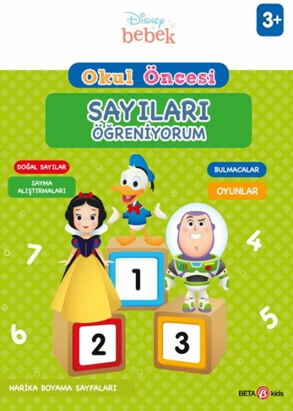 Disney Eğitsel Okul Öncesi Sayıları Öğreniyorum ürün görseli 1