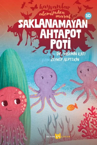 Hayvanlar Aleminden Masallar 10-Saklanamayan Ahtapot Poti ürün görseli 1