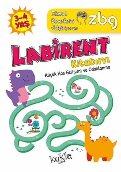 ZBG 3-4 Yaş Labirent Kitabım ürün görseli 1