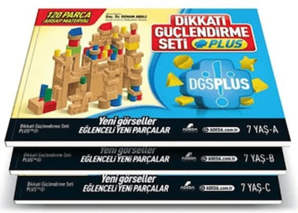 Dikkati Güçlendirme Seti Plus 7 Yaş Kitap ürün görseli 1