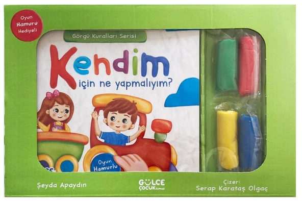 Kendim İçin Ne Yapmalıyım? - Görgü Kuralları Serisi - Oyun Hamurlu Kitap Seti ürün görseli 1