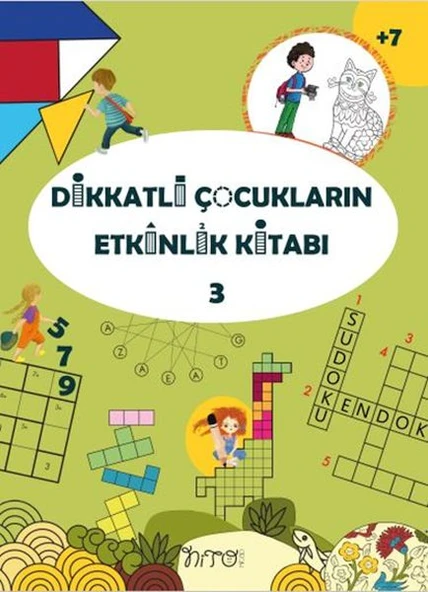 Dikkatli Çocukların Etkinlik Kitabı 3 ürün görseli 1