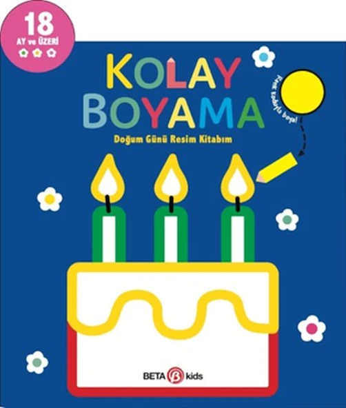 Kolay Boyama Doğum Günü Resim Kitabım ürün görseli 1