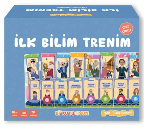 İlk Bilim Trenim - Cırt Cırtlı Yapboz ve Kitap Seti ürün görseli 1